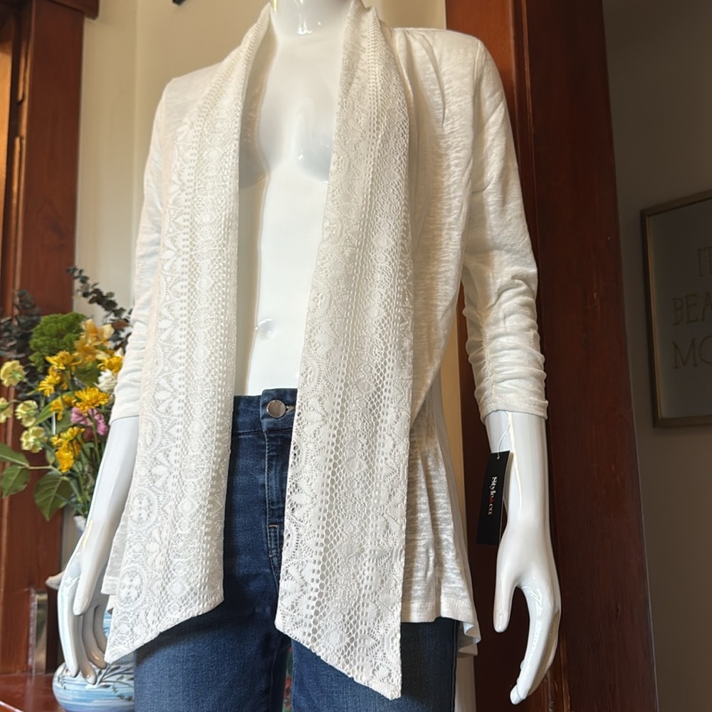 NWT Style&Co size small Elegant White/cream Women's Sweater